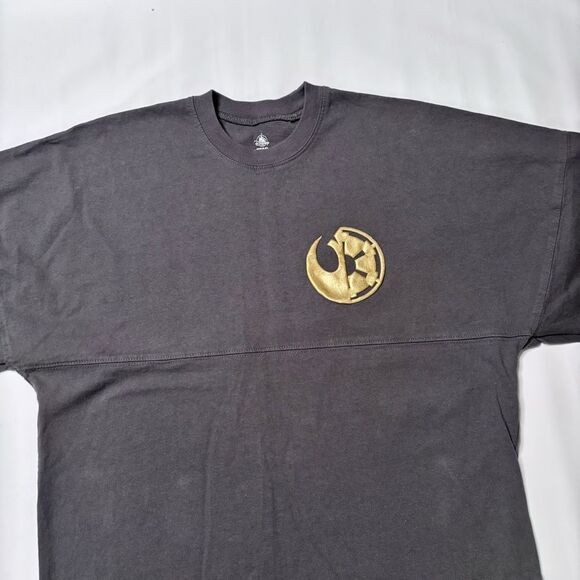 DISNEY PARKS STAR WARS Galaxy's Edge Spirit Jersey Grey XS - Picture 2 of 7
